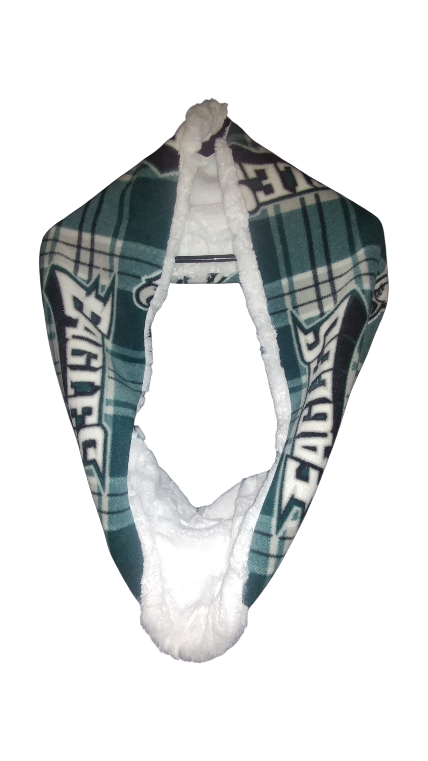 Handmade Infinity Scarf – Licensed Philadelphia Eagles Team Spirit