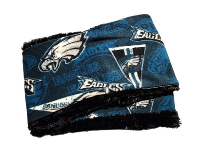 Handmade Infinity Scarf – Licensed Philadelphia Eagles Team Spirit