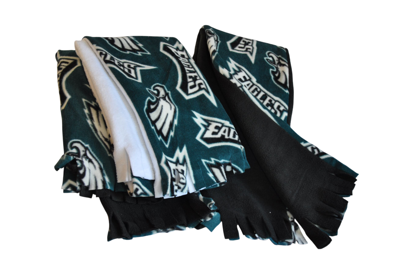 Handmade Fleece Scarf – Simple Fringe, Assorted Licensed Sports Teams