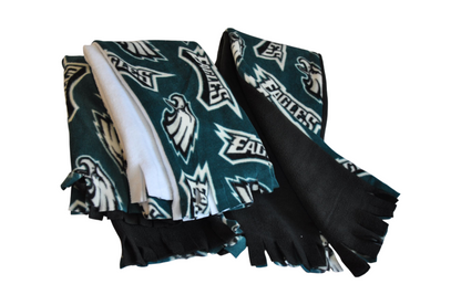 Handmade Fleece Scarf – Simple Fringe, Assorted Licensed Sports Teams
