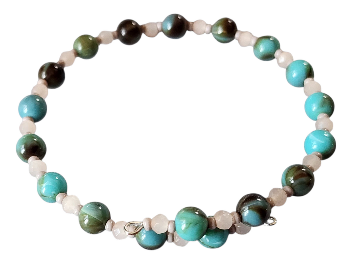 Handmade Memory Wire Bracelet, Assorted Designs