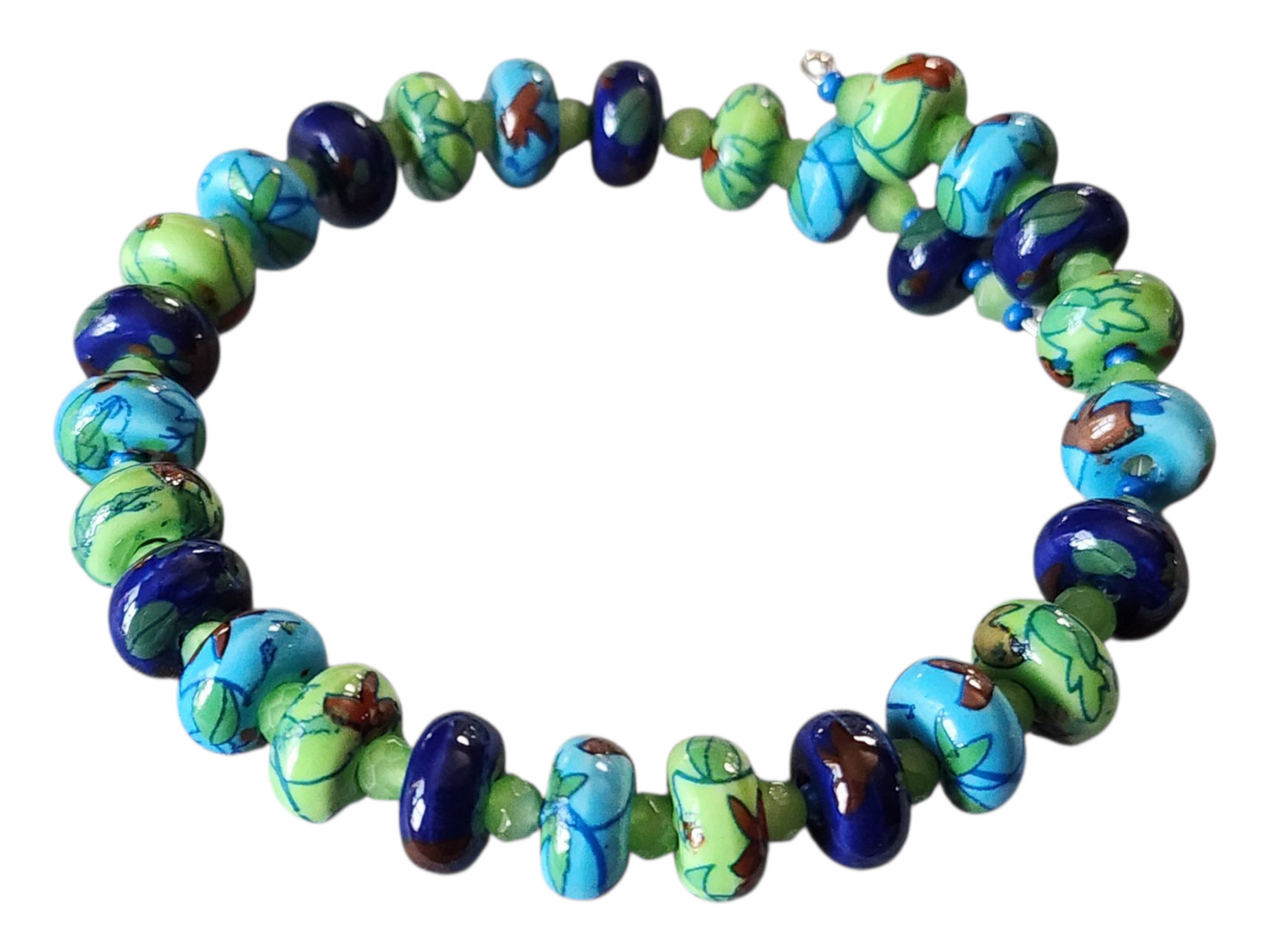 Handmade Memory Wire Bracelet, Assorted Designs