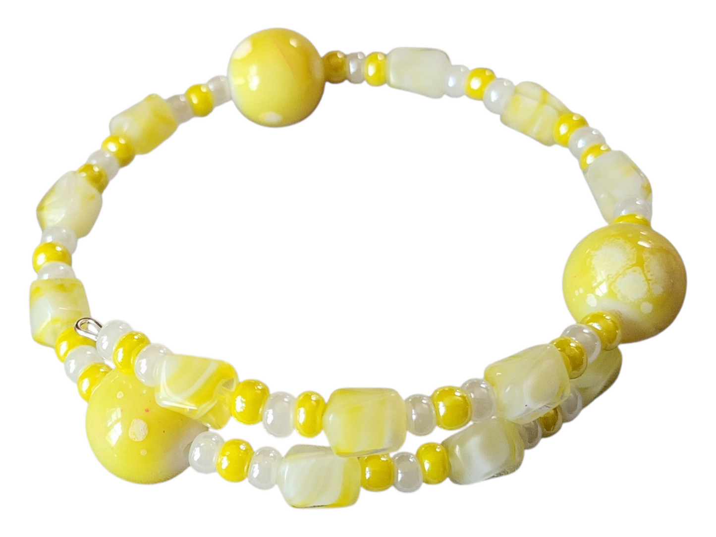 Handmade Memory Wire Bracelet, Assorted Designs