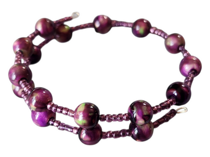 Handmade Memory Wire Bracelet, Assorted Designs