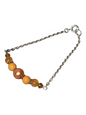 Delicate Crystal & Chain Bracelet, Assorted Colors