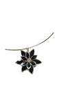 Crystal Flower Jewelry Set – Pendant & Matching Earrings