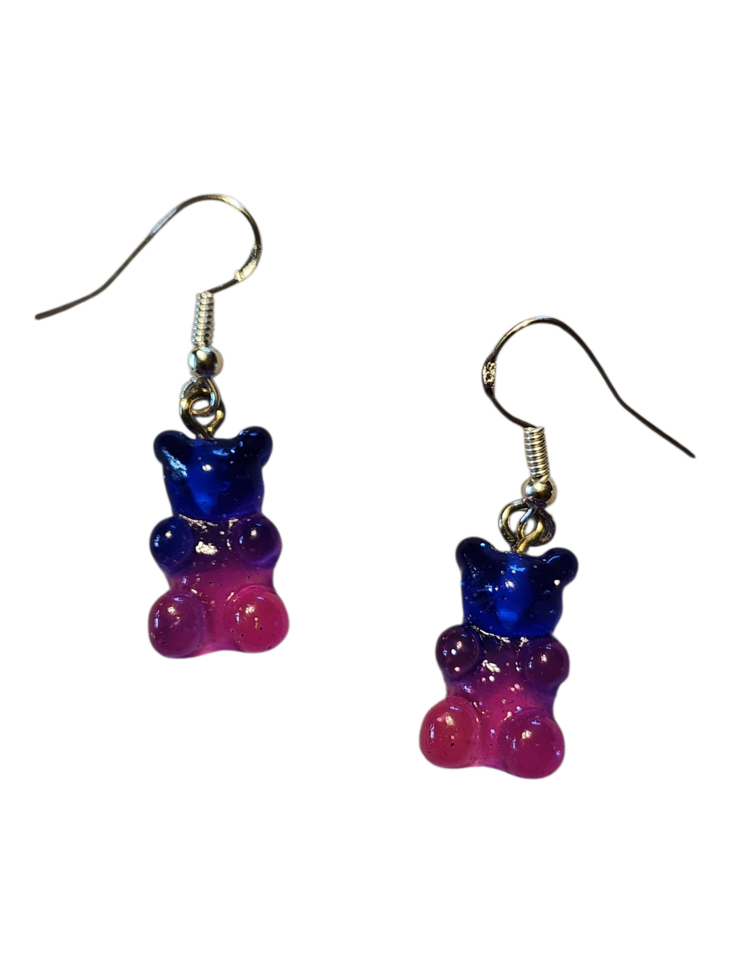 Funky Acrylic Earrings, Gummy Bears
