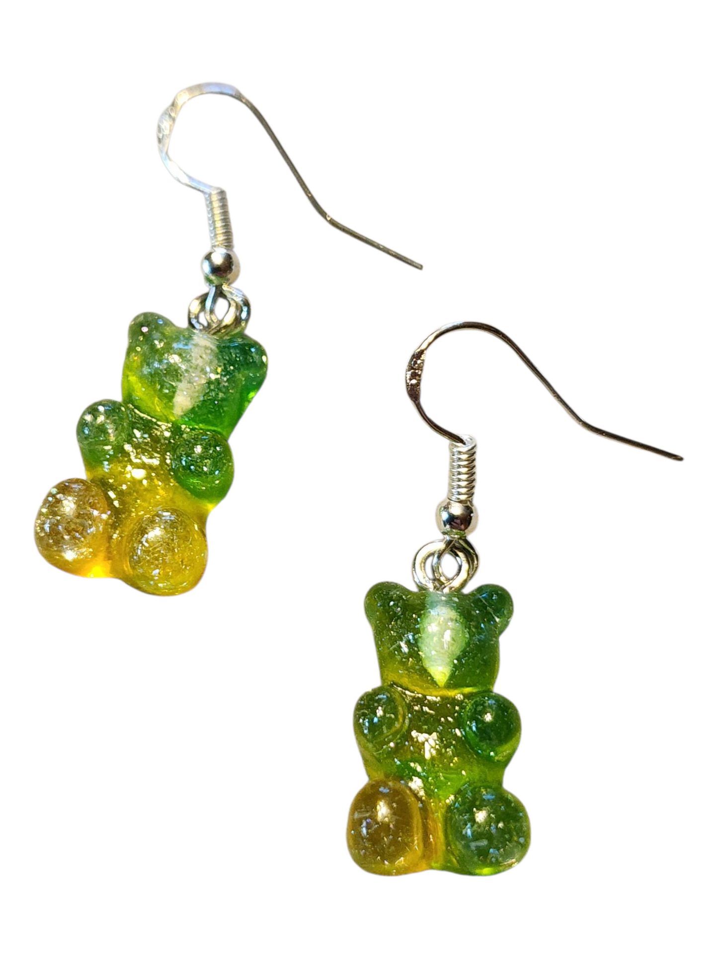Funky Acrylic Earrings, Gummy Bears