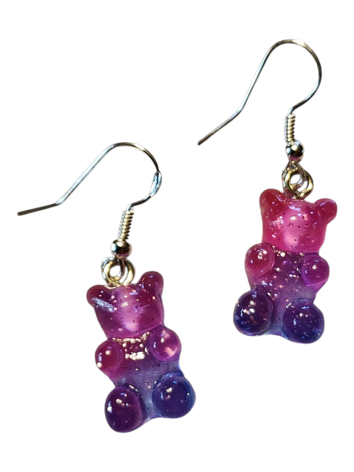 Funky Acrylic Earrings, Gummy Bears