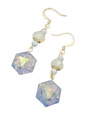 Handmade Earrings, Glass & Crystal Dangles - Assorted Colors