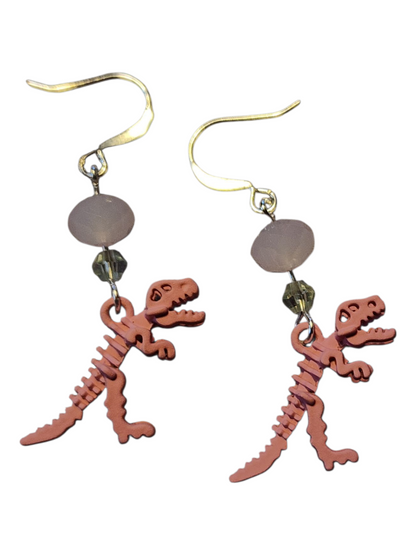 Fun Acrylic Earrings - Dinosaurs