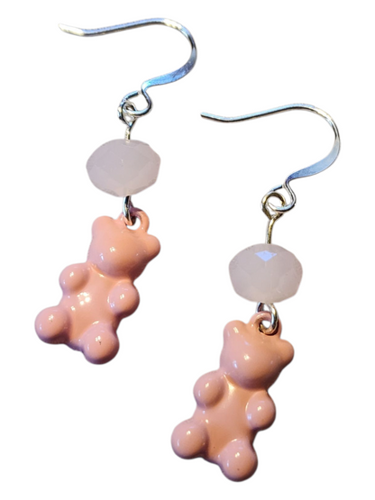 Funky Acrylic Earrings, Gummy Bears