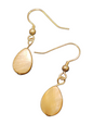 Handmade Glass & Crystal Earrings, Simple Assorted Colors - Browns
