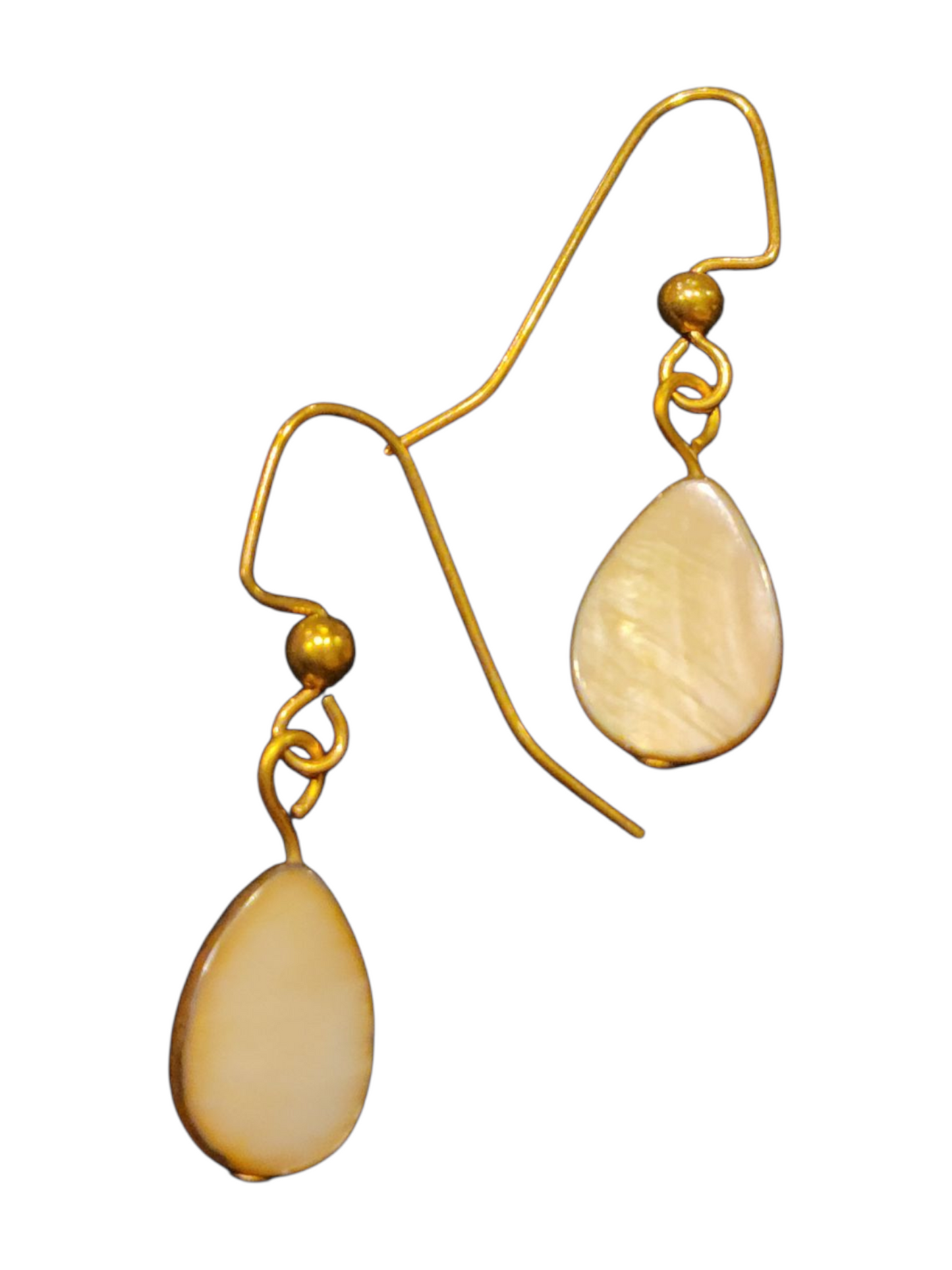 Handmade Glass & Crystal Earrings, Simple Assorted Colors - Browns