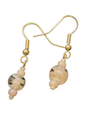 Handmade Glass & Crystal Earrings, Simple Assorted Colors - Pinks