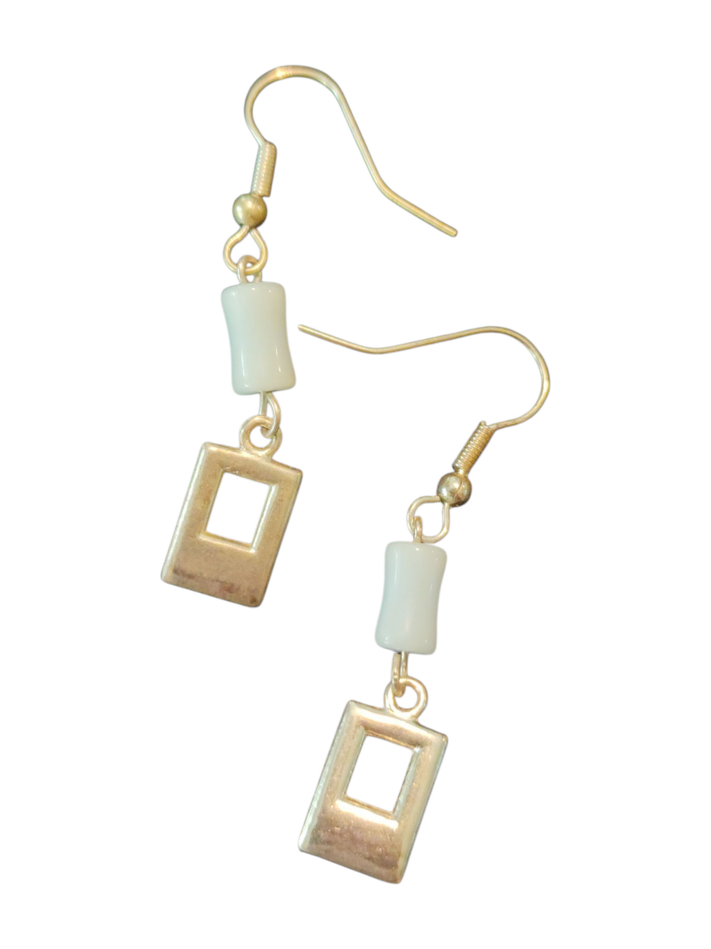 Handmade Glass & Crystal Earrings, Simple Assorted Colors - Blues