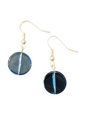 Handmade Glass & Crystal Earrings, Simple Assorted Colors - Blues