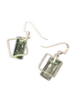 Elegant Beaded Earrings – Handmade Green Collection