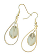 Simple Drop Earrings – Handmade with Glass & Crystal Beads