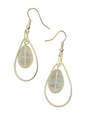 Simple Drop Earrings – Handmade with Glass & Crystal Beads