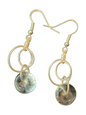 Simple Drop Earrings – Handmade with Glass & Crystal Beads
