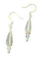 Simple Drop Earrings – Handmade with Glass & Crystal Beads