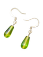 Elegant Handmade Earrings – Silver-Plated with Assorted Glass Colors