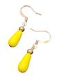 Elegant Handmade Earrings – Silver-Plated with Assorted Glass Colors