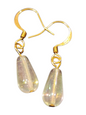 Elegant Handmade Earrings – Gold-Plated with Assorted Glass Colors