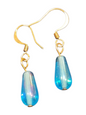Elegant Handmade Earrings – Gold-Plated with Assorted Glass Colors