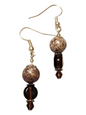Handcrafted Drop Earrings – Glass & Crystal Beads