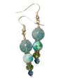 Handcrafted Drop Earrings – Glass & Crystal Beads