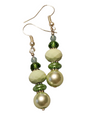 Handcrafted Drop Earrings – Glass & Crystal Beads