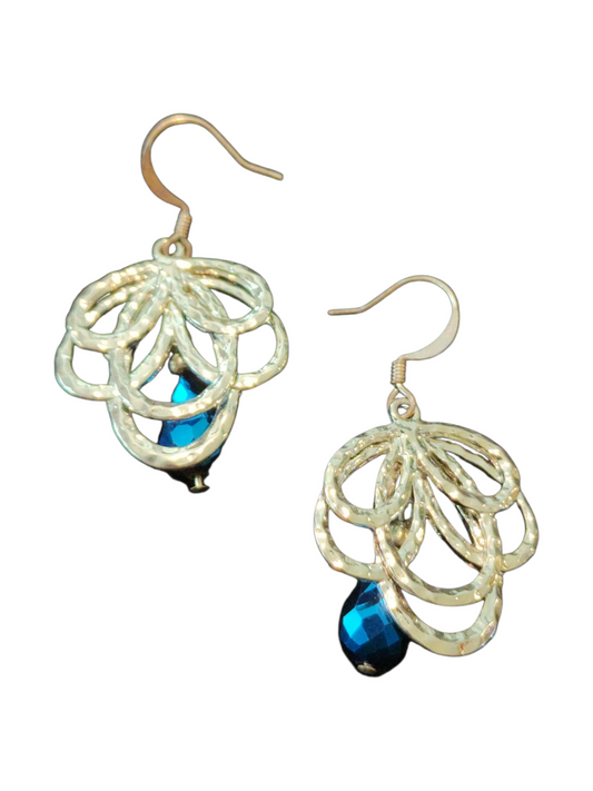 Artisan Metal Charm Earrings – Handmade Collection