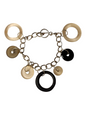 Handmade Glass Link Charm Bracelet