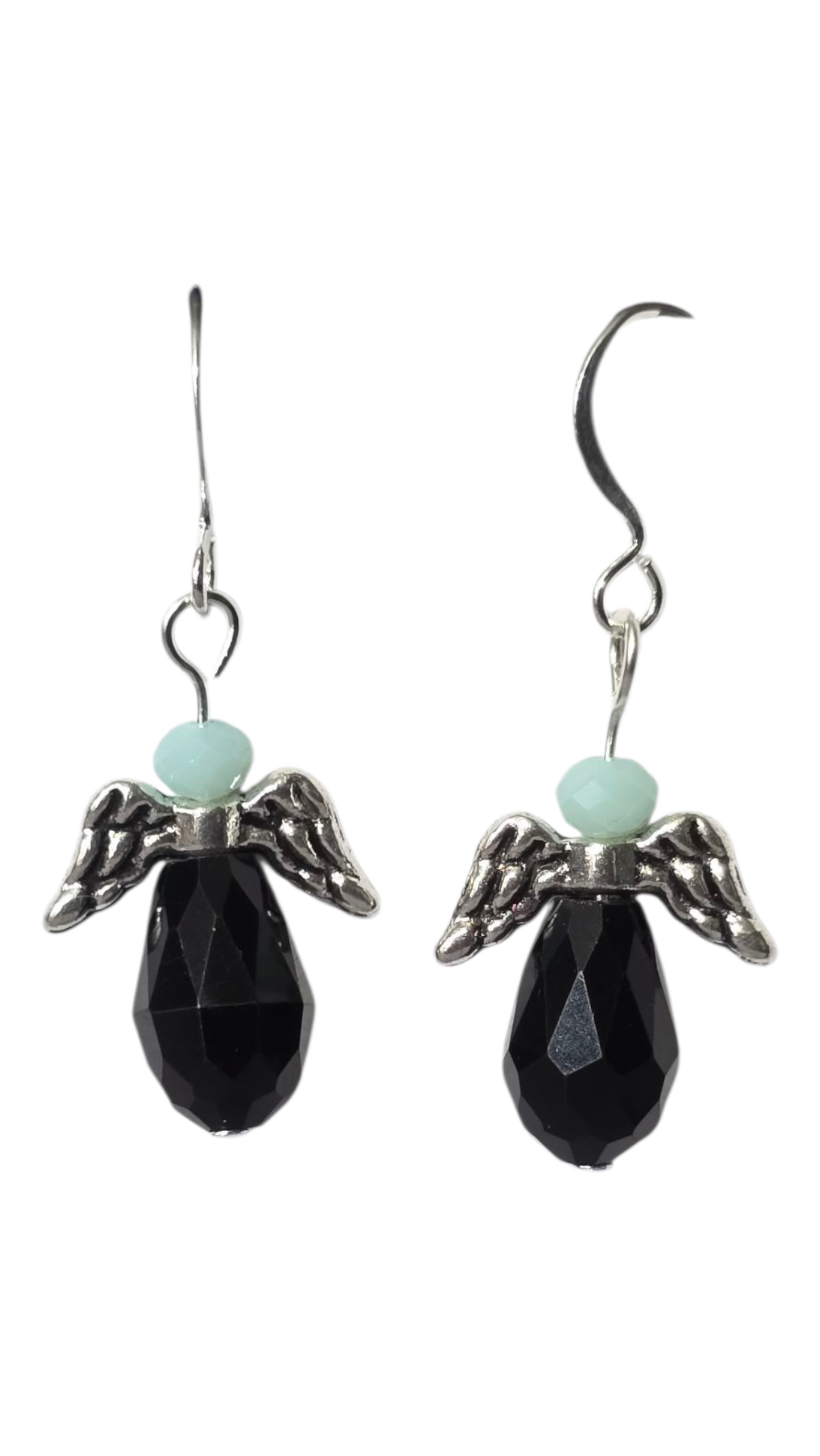 Beaded Earrings - Crystal Angel, Assorted Colors