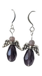 Beaded Earrings - Crystal Angel, Assorted Colors