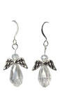 Beaded Earrings - Crystal Angel, Assorted Colors