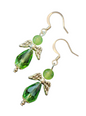 Handcrafted Angel Earrings – Crystal Beads, Assorted Designs