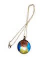 Handcrafted Glass Pendant Necklace, Assorted Styles
