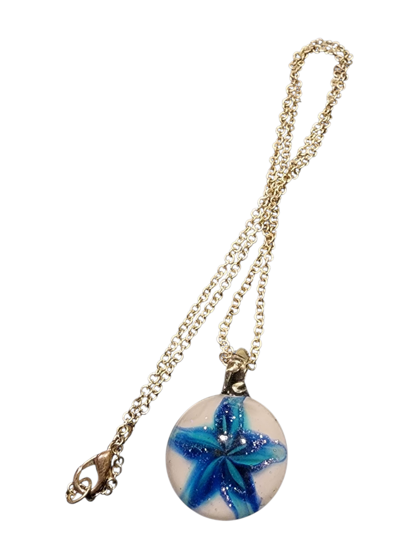 Handcrafted Glass Pendant Necklace, Assorted Styles