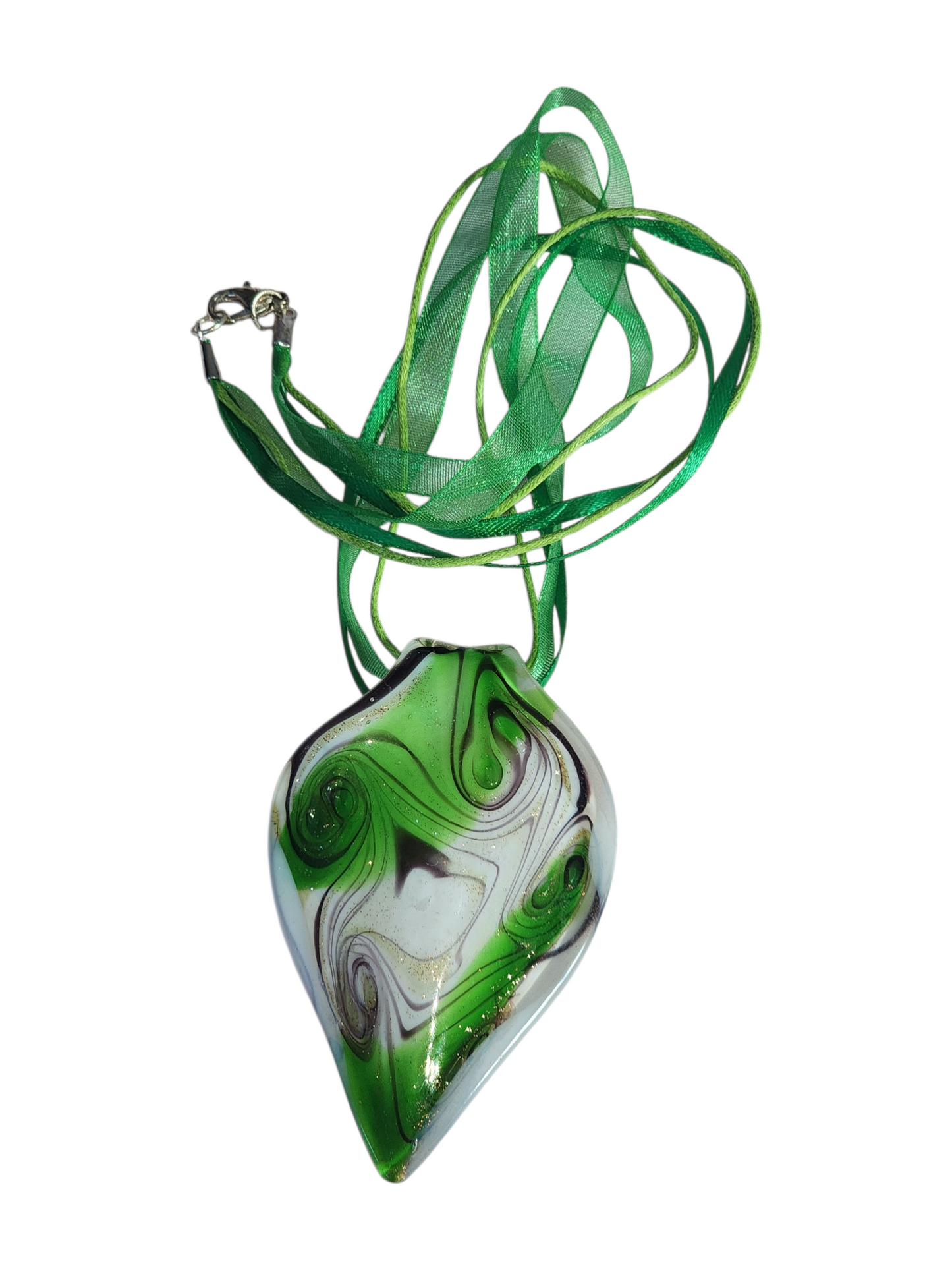 Handcrafted Glass Pendant Necklace, Assorted Styles