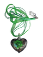 Handcrafted Glass Pendant Necklace, Assorted Styles