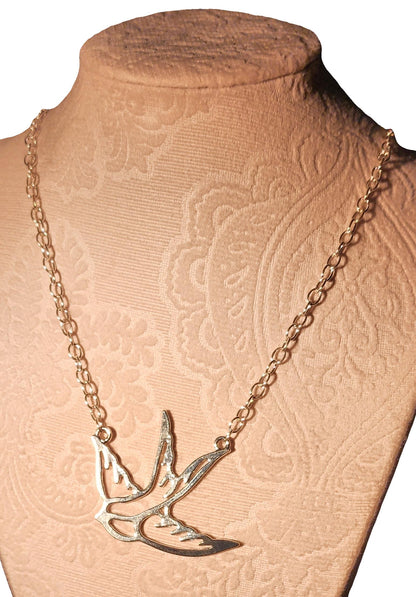 Handcrafted Necklace – Unique Metal Silhouette Pendants