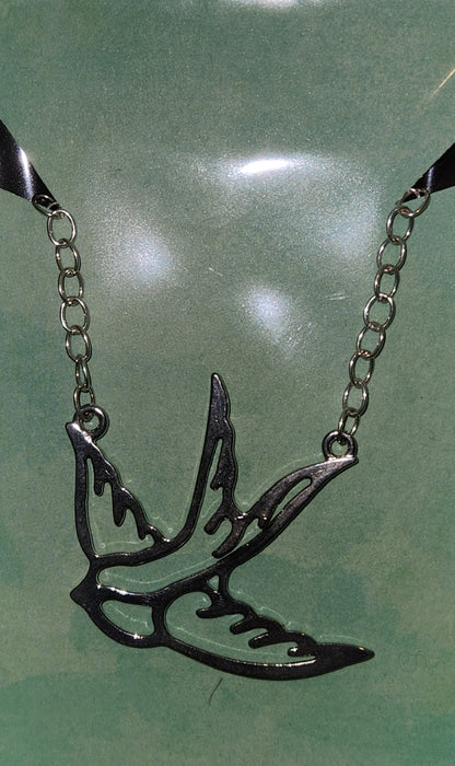 Handcrafted Necklace – Unique Metal Silhouette Pendants