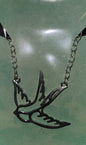 Handcrafted Necklace – Unique Metal Silhouette Pendants