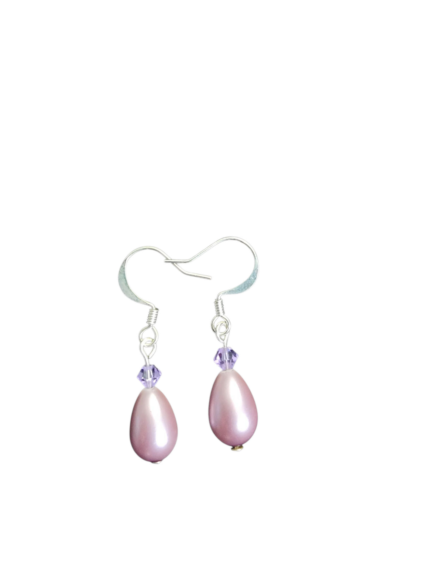 Jewelry - Earrings - Teardrop Pearl & Crystal - Small