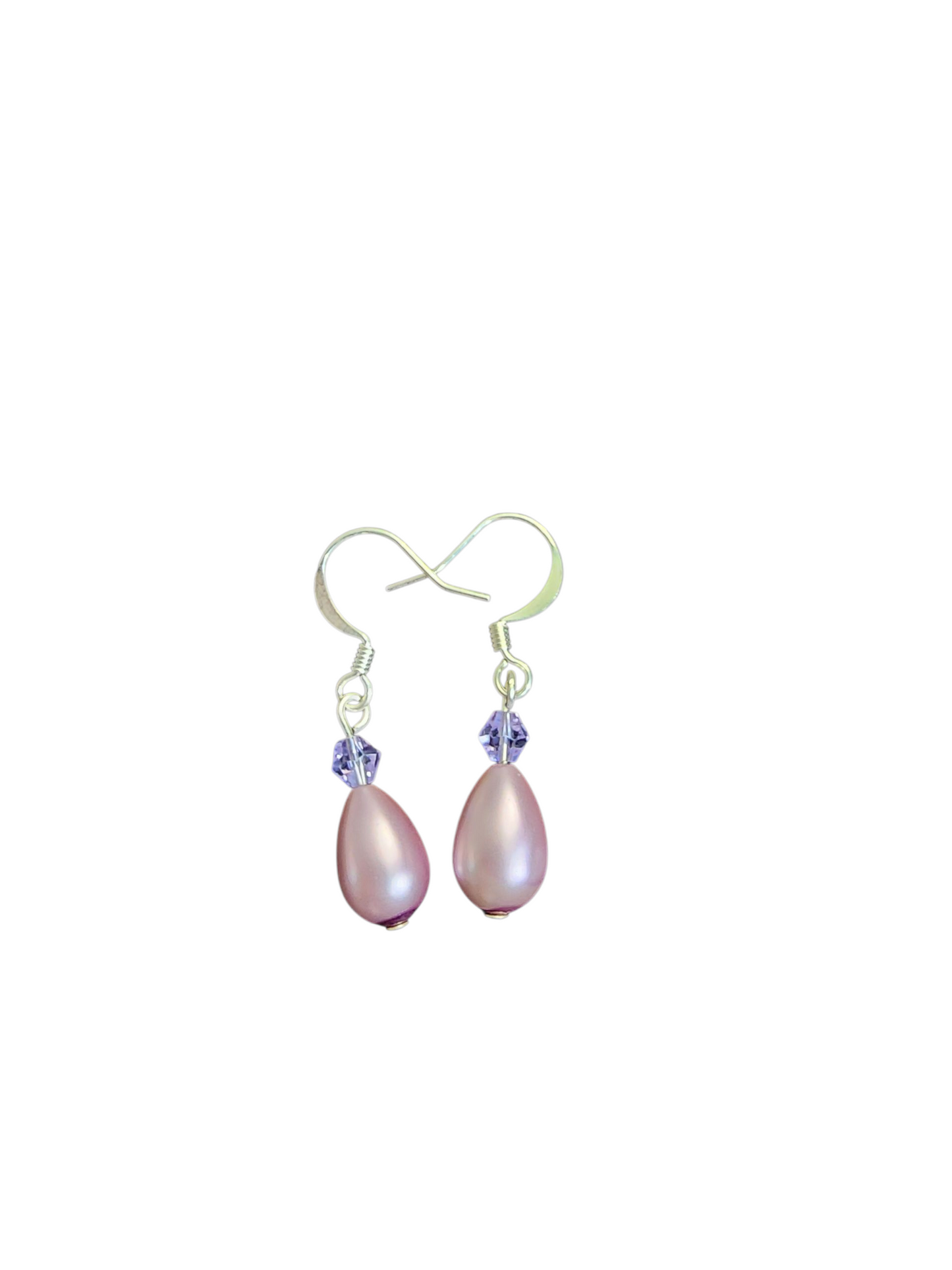 Jewelry - Earrings - Teardrop Pearl & Crystal - Small