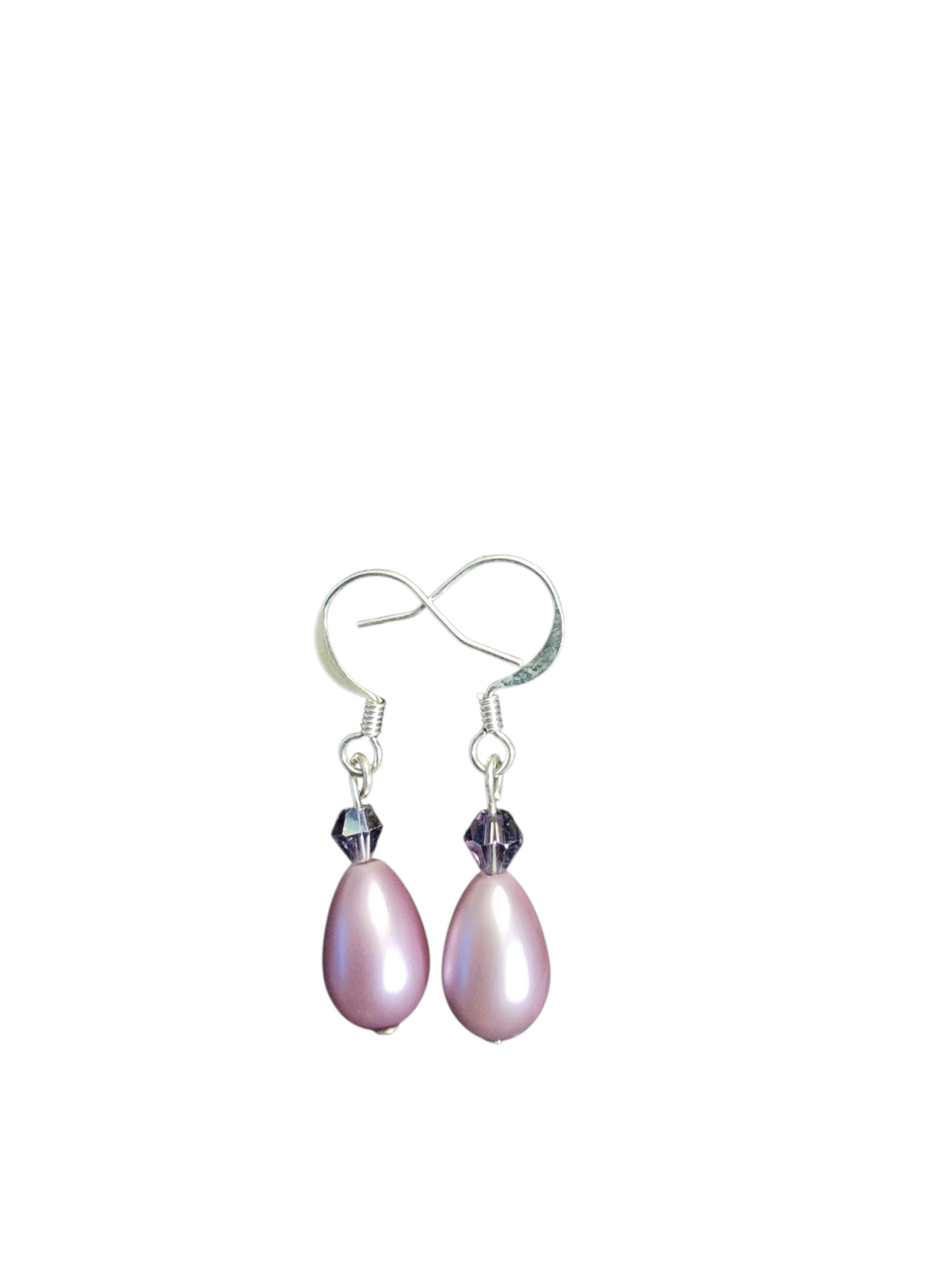 Jewelry - Earrings - Teardrop Pearl & Crystal - Small
