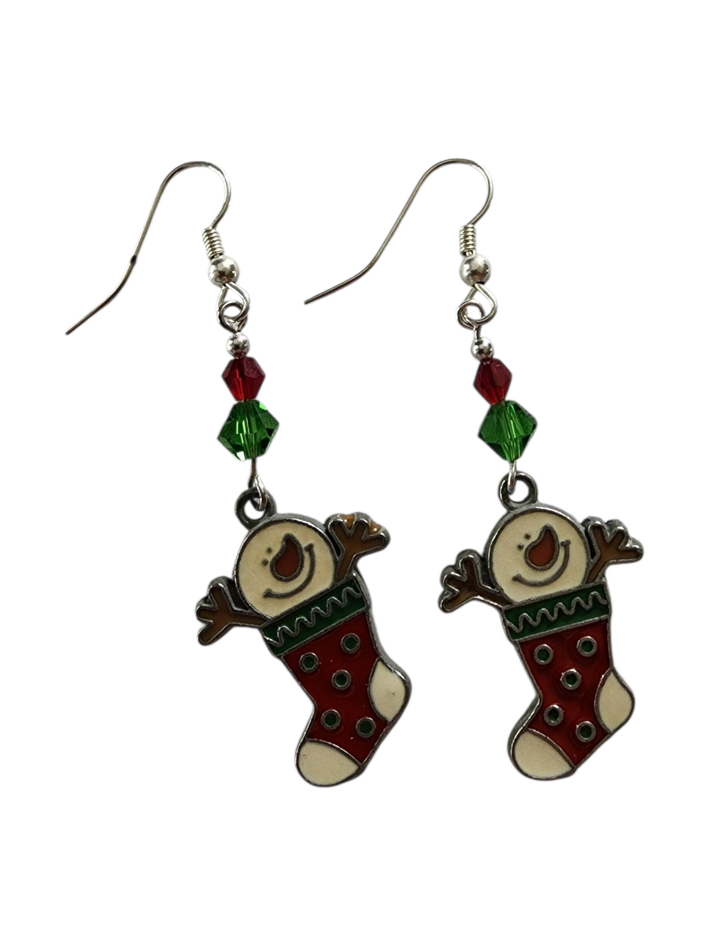 Handmade Christmas Holiday Earrings - Assorted Designs